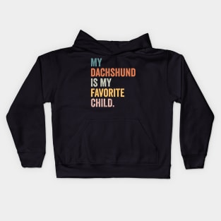 dachshund dog mom Kids Hoodie